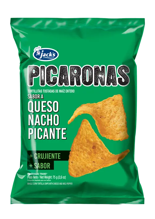 [1100.00] Jack's Picaronas Queso Nacho Picante 75g