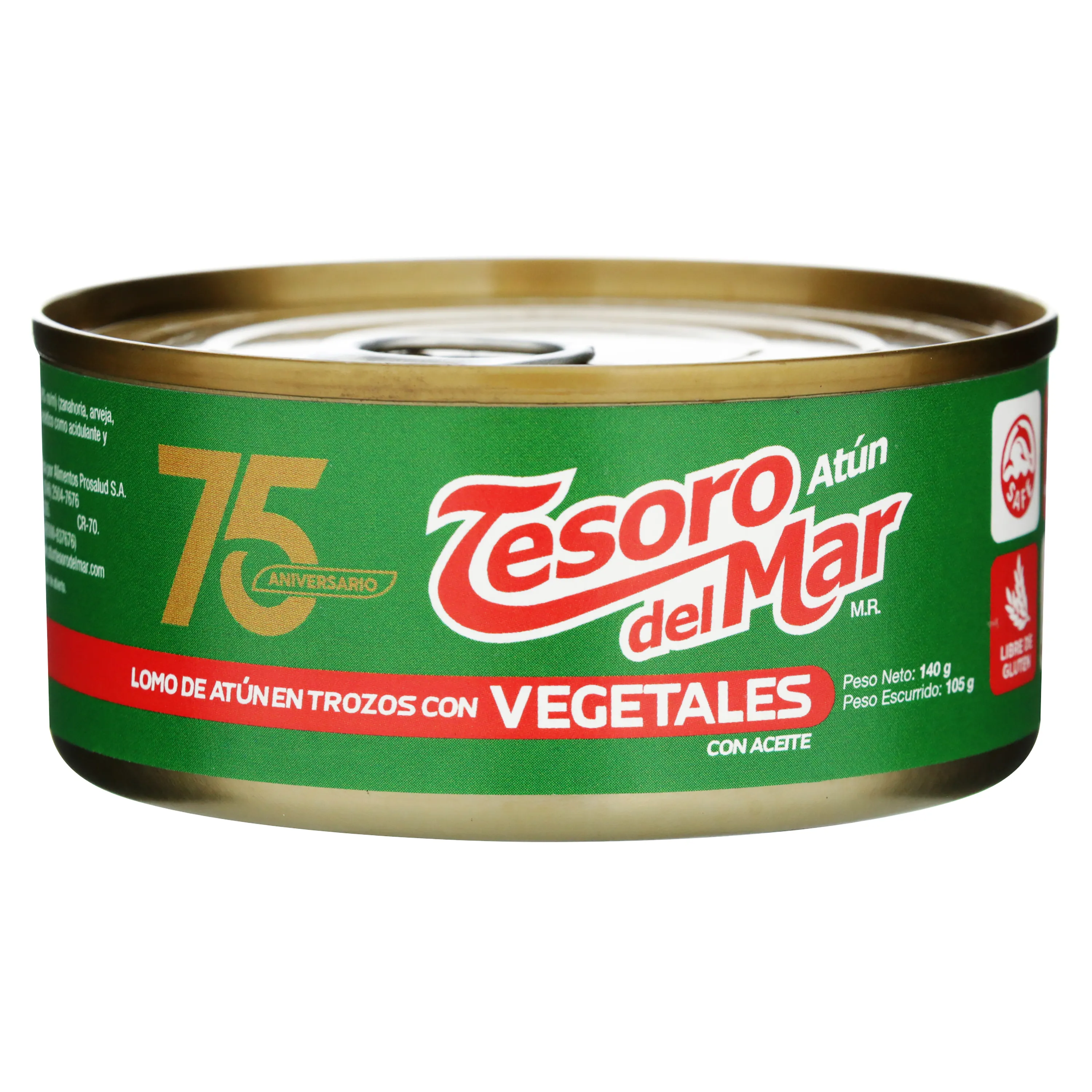 [1500.00] Tesoro del Mar Atún con Vegetales 140g