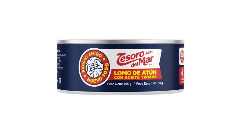 [1500.00] Tesoro del Mar Atún Lomo en Trozos 105g
